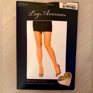 Sheer Rhinestone Pantyhose